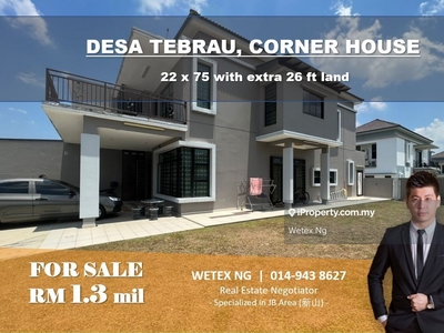 Taman Desa Tebrau 2 Storey Corner House For Sale