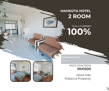 Town Area 2 Room Condo Fully Furnish Mahkota Hotel Melaka Raya