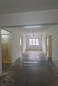 Unfurnished unit, well maintained, middle floor