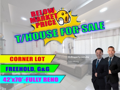 2-Storey Terrace House Corner Lot For Sale @ Mahkota Cheras