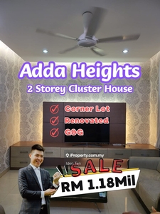 Adda Heights Double Storey Cluster House Corner Lot