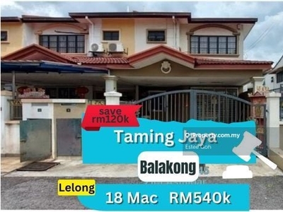 Auction/Lelong Landed double storey house at Taming Jaya