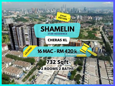 Bank Auction Save Rm100k Shamelin Star Condo @ Cheras Kuala Lumpur