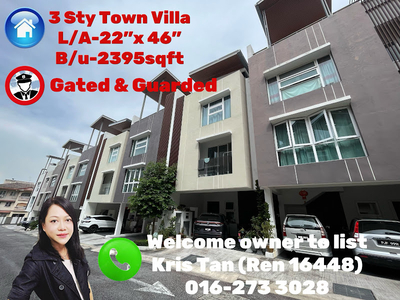 Canary Residence 3 Sty Town Villa, low density with 75 units only