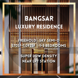 Freehold, low density, sky Semi-D in Bangsar. Enjoy early bird package