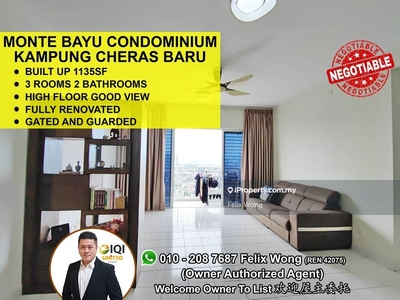 High Floor, Good View, Fully Renovated, Good Deal, Good Condition