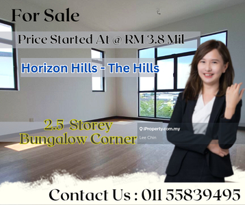 Horizon hills the hills 2.5 storey bungalow corner lot for sale
