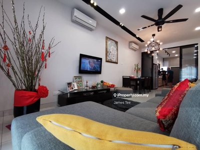 New Area Double Storey Partially furniture renovated Bandar bukit raja