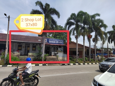 Taman jasin permai town 2 units shop lot for sell