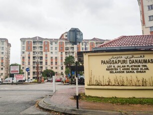 Apartment Danaumas Seksyen 7 Shah Alam nr Baiduri Kristal Height