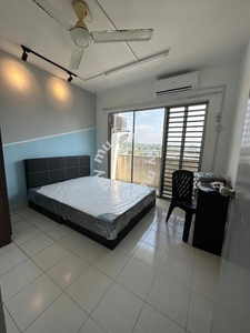 Alam Prima, Seksyen 22, Shah Alam, Balcony Medium Room, Fully Furnish