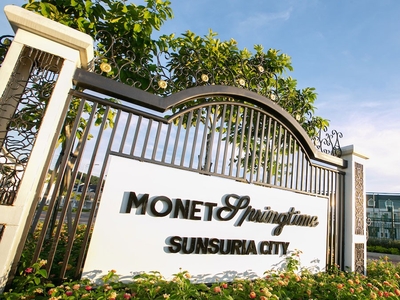 Double Storey House Monet Springtime Sunsuria City Dengkil Sepang For Sale
