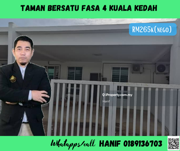 Rumah look new plus freegift Taman Bersatu Fasa 4 Kuala Kedah