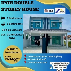 Ipoh Double Storey Terrace | Near St 18 & Lahat | Limited unit