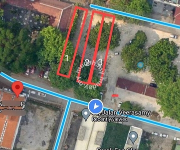 Jalan Veerasamy Ipoh Town Freehold Shop End Lot Vacant Land For Sale
