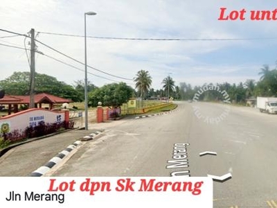 Lot cantik depan sekolah Merang Setiu Terengganu