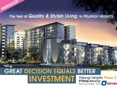 3 bedroom Condominium for sale in Klang