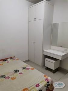 F/F AIRCON ROOM FOR PROFESSIONAL WORKING ADULT, PINES RESIDENCE, GELANG PATAH, JB