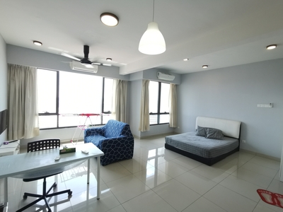 Flexis One South Seri Kembangan High Floor Fully Furnished Studio Unit For Rent Link Briged To Serdang MRT 2