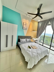 Fully furnish balcony room near UTAR Sungai Long! Free WIFI, electricity and water bill!