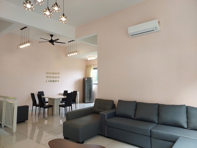 Fully Furnished Corner Unit 3 Storey Townhouse N'Dira 16 Sierra Puchong Forest View