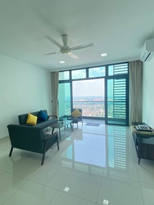 Green Haven 3+1 Bedrooms High Floor Fully Furnished Unit at Kota Puteri Masai for RENT