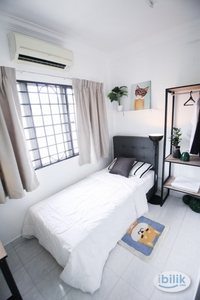 [Near MRT ] Single room with fan for rent at Salvia Apartment, Kota Damansara