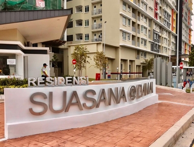 Partially Furnished 3 Rooms Condo MRT Residensi Suasana @ Damai, Damansara Damai For Rent