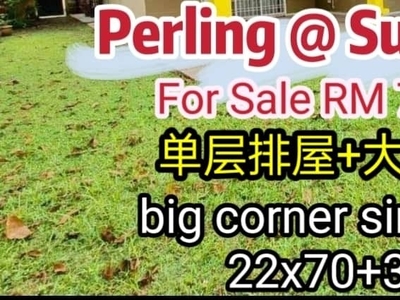 Perling Taman Sutera Hijau Single Storey 22x70+33sqft land Big Corner