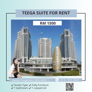 Teega Suite for rent @ Puteri Harbour