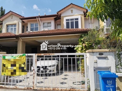 Terrace House For Sale at Kemuning Bayu