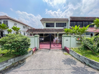2 Storey Terrace House AU2 Taman Keramat Kuala Lumpur For Sale End Lot Corner Cheap