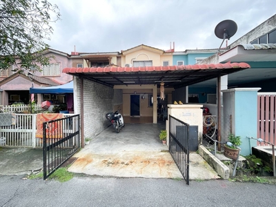 Below Market Value Double Storey Terrace House Green Valley Park Rawang For Sale