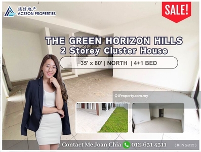 For Sale Horizon Hills , The Green, Double Storey Cluster Hous