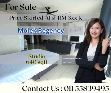 Molek regency serviced residence studio for sale