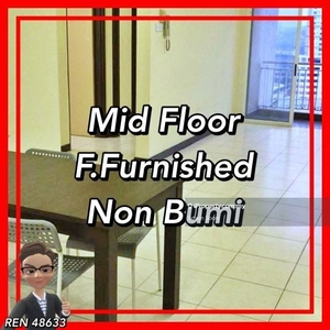 Non bumi / Furnished / Mid floor