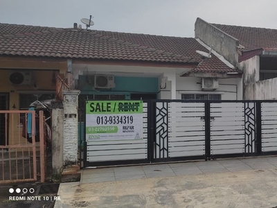 Single storey terrace house for sale in Taman Muzaffar Shah, Ayer Keroh, Melaka Tengah