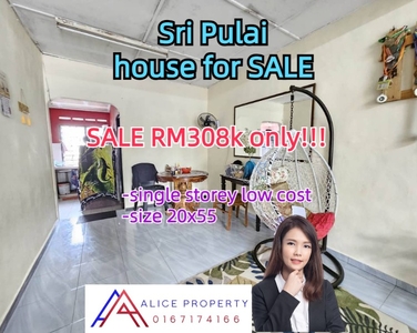 Sri pulai house for sale for 1st time buyer