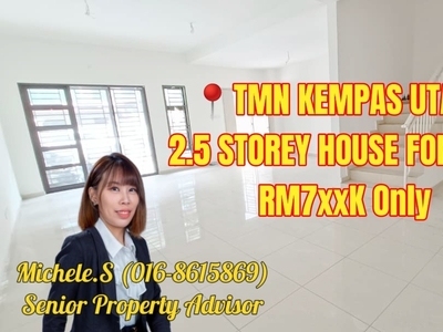 Tmn Kempas Utama 2.5 Storey House For Sale
