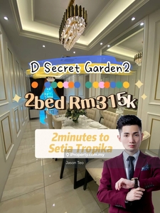D Secret Garden 2, Maintenance fees 0.1sen only! Setia Tropika /Kempas