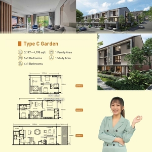 E-21, 3 Storey Landed House For Sale, New Triple Storey, Gated Guarded, 19Trees, Taman Melawati, Ampang, Selangor