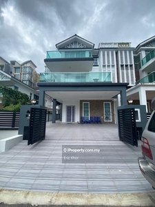 Fully furnished 3 storey semid for sale in brinchang cameron highland