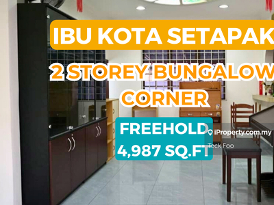 Ibu Kota Setapak 2 Storey Bungalow Corner For Sale