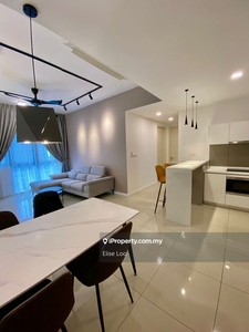 ID Fully Furnished , Medium High Floor , Move in March 2024