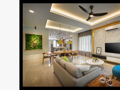 Landed | Terraced House | Serimba Terrace @ Bandar Bukit Mahkota, Kajang, Selangor | Corner Fully Furnished renovated Last Lot