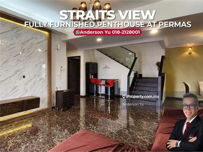 Near Ciq Fully Furnished good view Penthouse at Permas Jaya for Rent