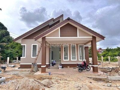 Rumah Banglo 1 Tingkat Hampir Siap di Kampung Belukar Tapang Kota Bharu For Sale