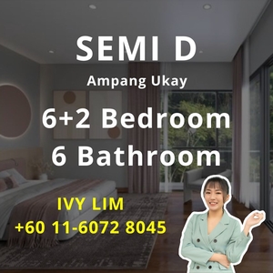 Sierra Hijauan, Ampang, Selangor, Kuala Lumpur, Semi D, New Landed, House for Sale, 0% Down Payment