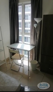 5 mins walk to LRT Direct access to shopping mall Free Wifi Fully furnished Room at Pacific Place Ara Damansara