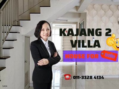 Kajang 2 Villa @ Kajang Selangor Double Storey House For Sale